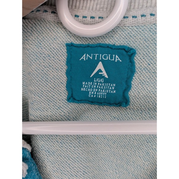 Antigua Miami Dolphins NFL Sweatshirt Women's Large Lace Up Pullover Cotton EUC - Picture 6 of 9